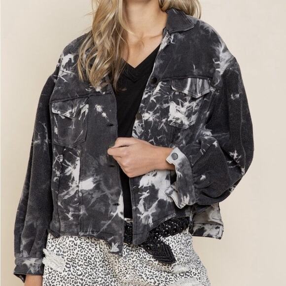 Pol tie dye oversized jacket size medium - Picture 1 of 6